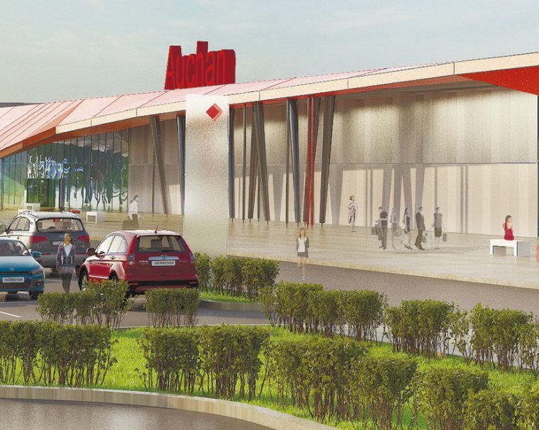 Retail park Auchan