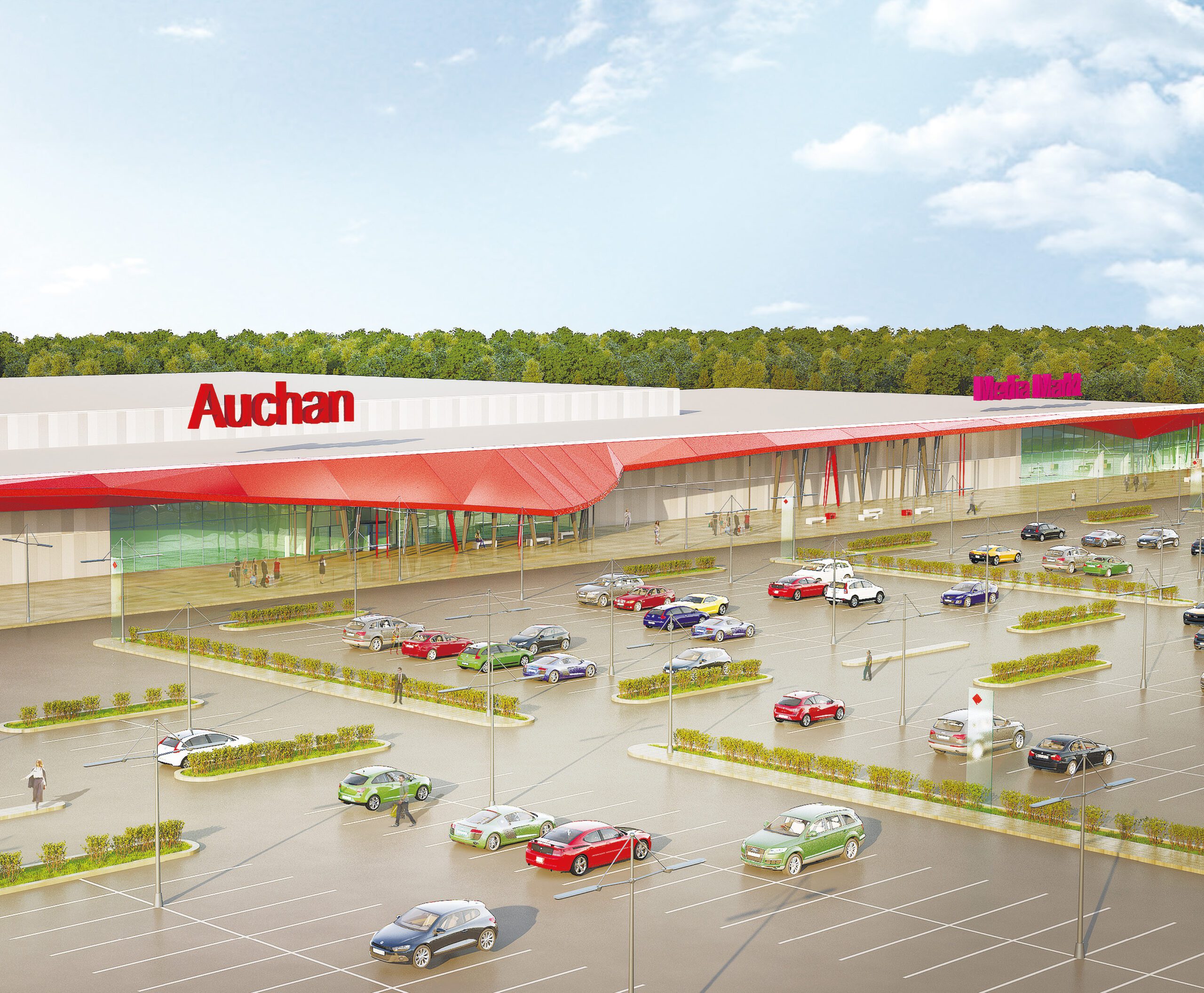 Retail park Auchan